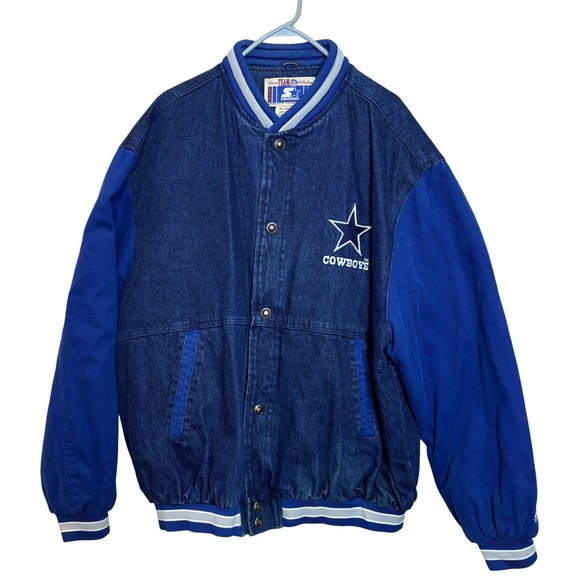 Dallas‎ Cowboys Starter Varsity Jacket Mens 2XL XXL Team NFL Classic Collection